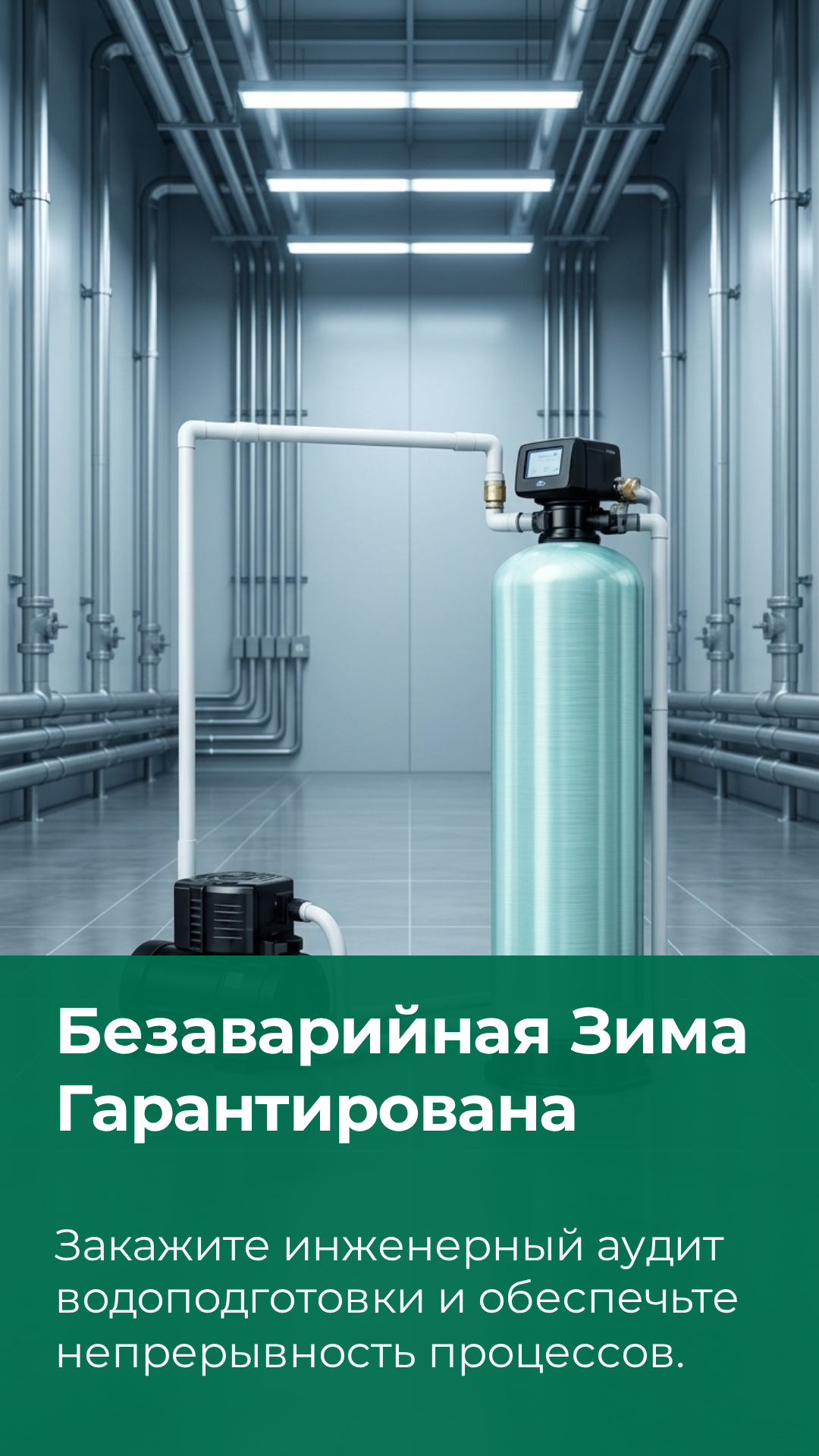 Подготовка системы водоподготовки к зимней эксплуатации